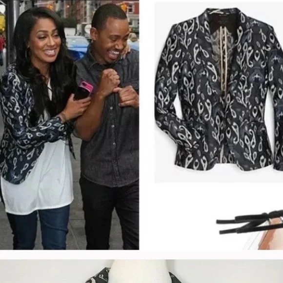 rag & bone Black and White Blazer - Picture 3 of 8